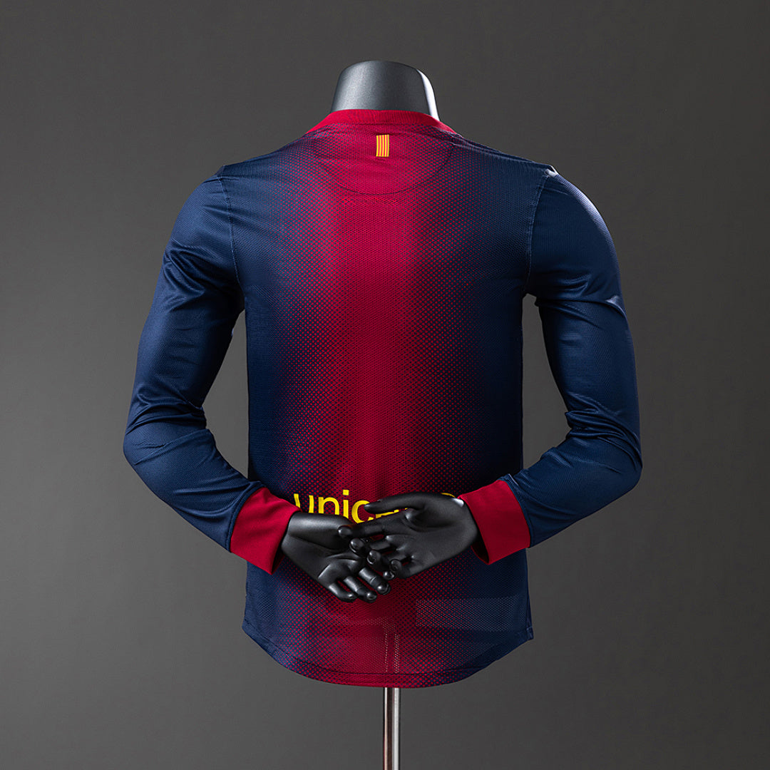 Camiseta FC Barcelona Local Manga Larga 12/13 Adultos [PLAYER VERSION]