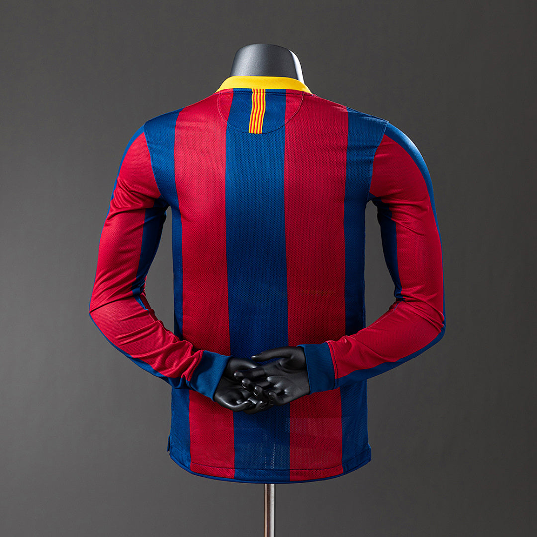 Camiseta FC Barcelona Local Manga Larga 10/11 Adultos [PLAYER VERSION]