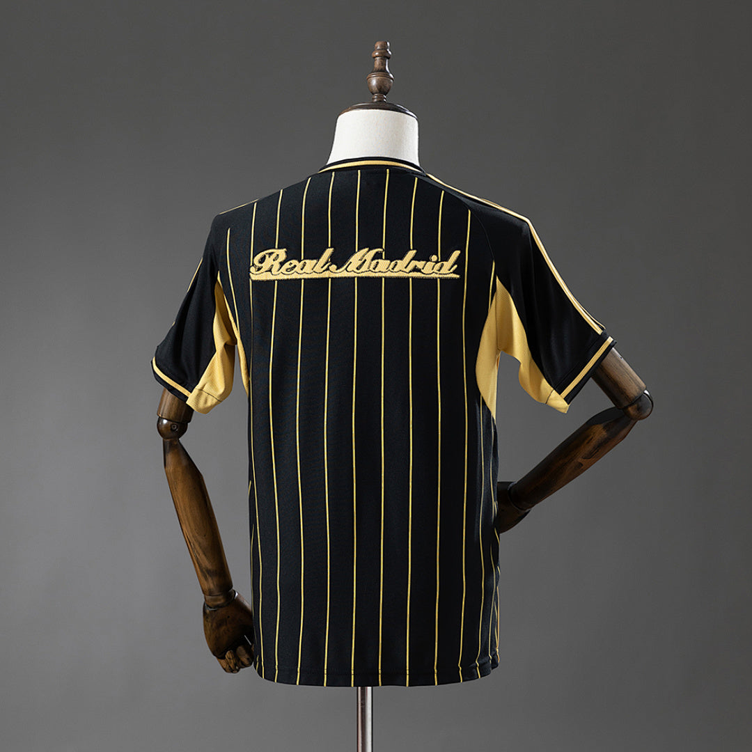 Camiseta Baseball Real Madrid Negro 25/26 Adultos