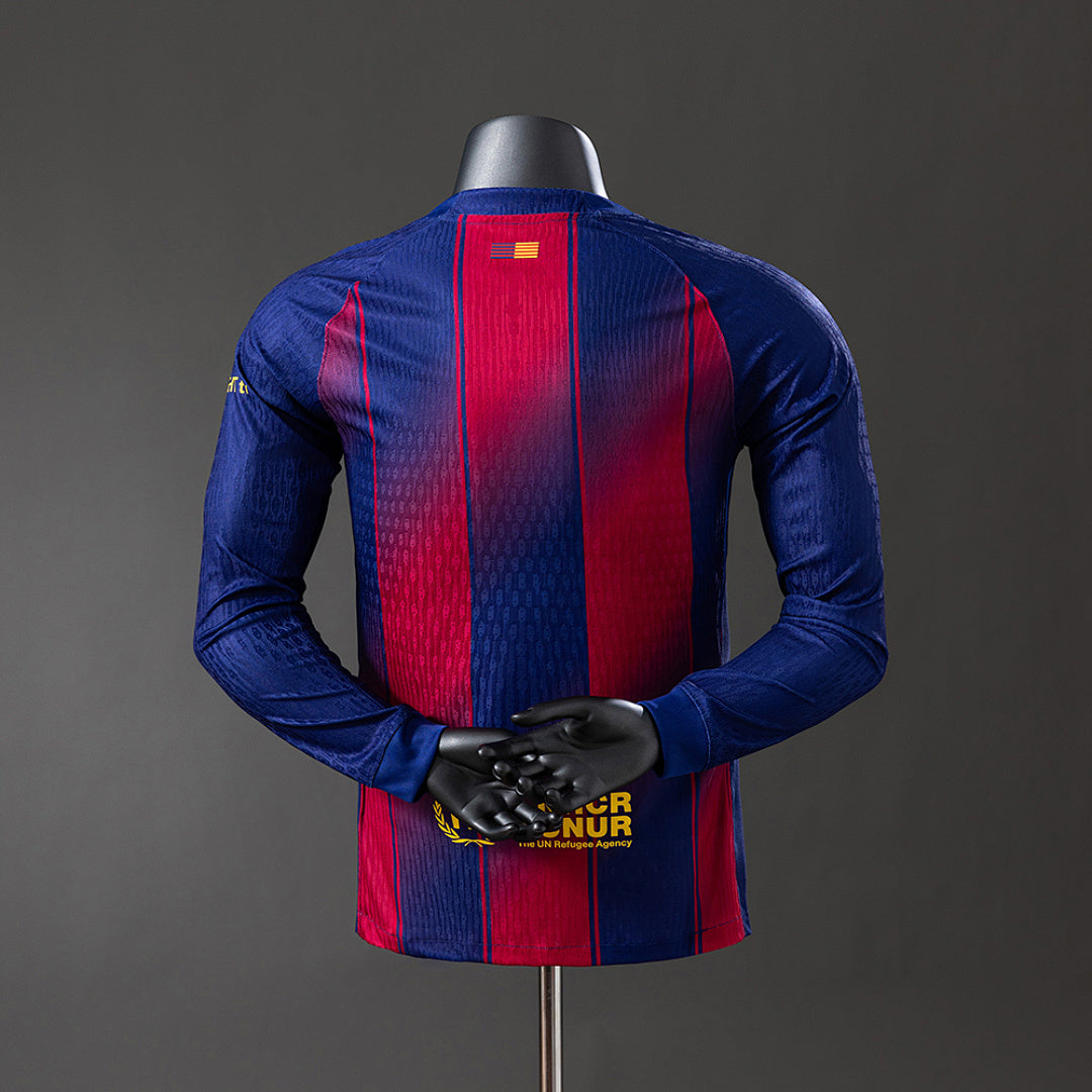 Camiseta FC Barcelona Local 25/26 Manga Larga Adultos [PLAYER VERSION]