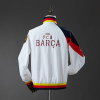 Cortavientos FC Barcelona Blanco Adultos