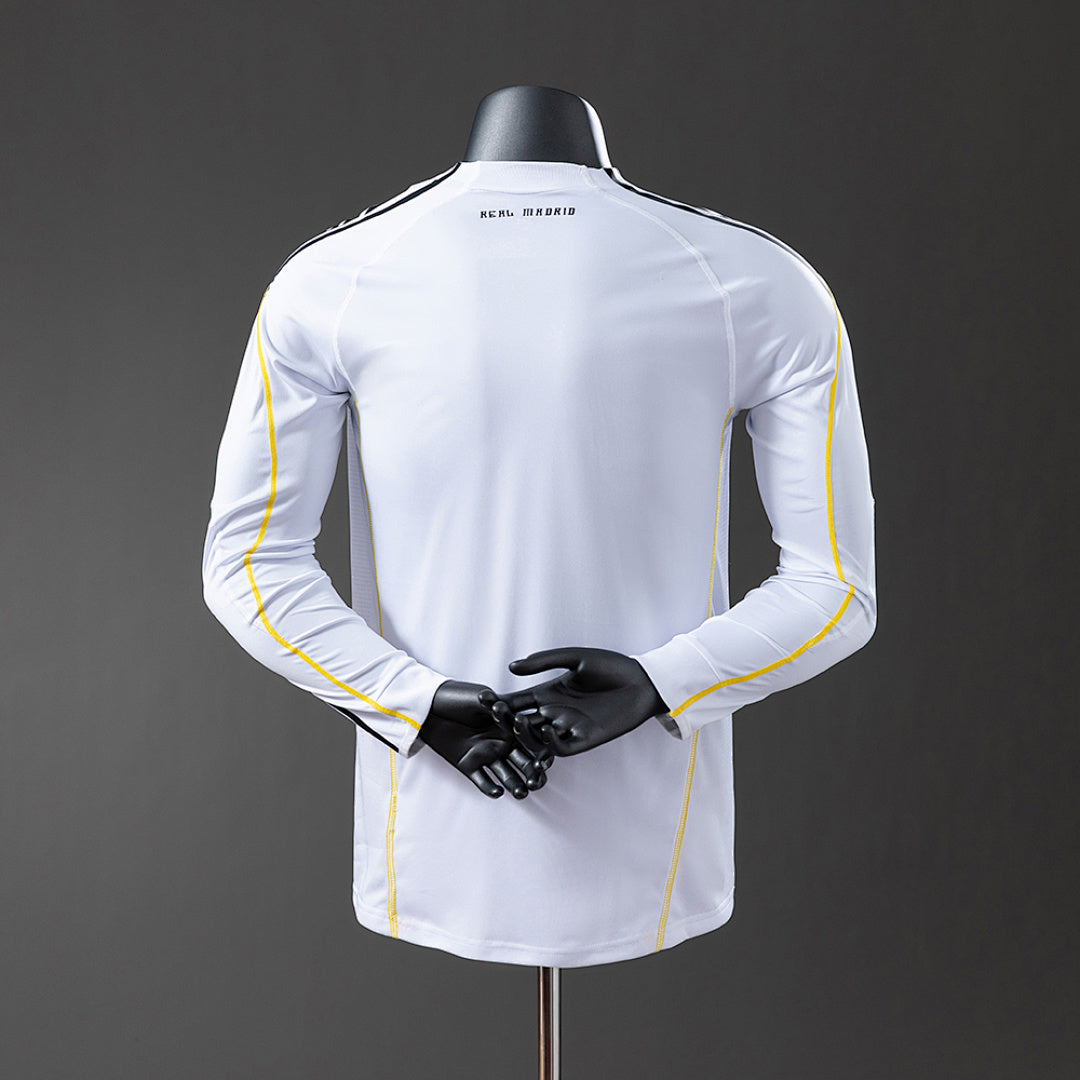 Camiseta Real Madrid Local Manga Larga 09/10 Adultos [PLAYER VERSION]