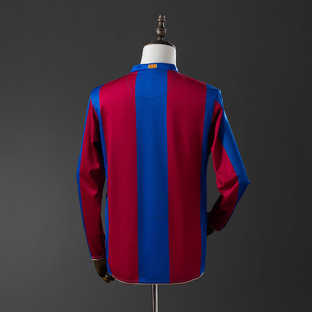 Camiseta FC Barcelona Local Manga Larga 07/08 Adultos