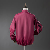 Cortavientos Reversible Real Madrid Beige - Rojo Adultos