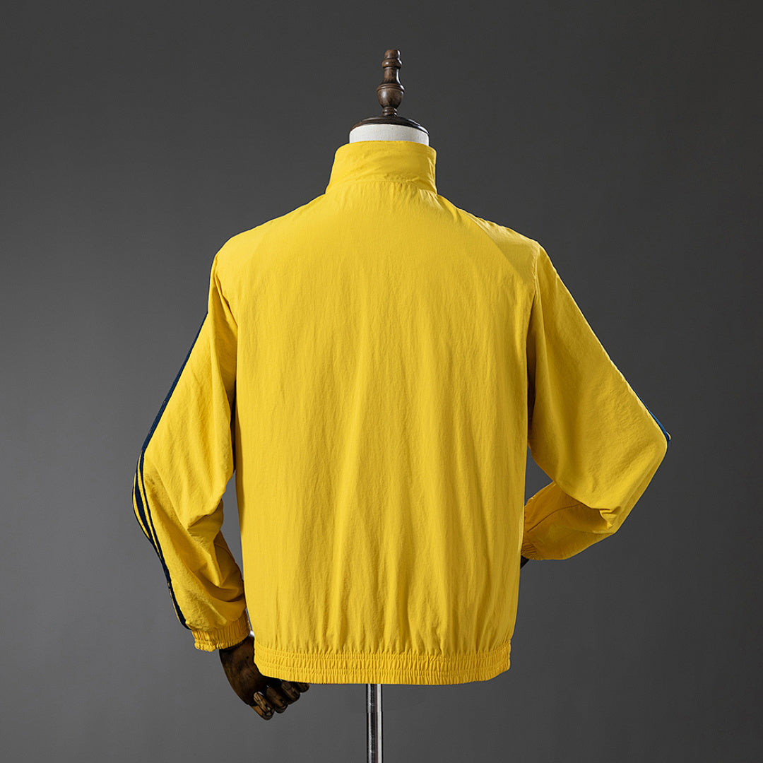 Cortavientos Reversible Real Madrid Amarillo - Rojo Adultos
