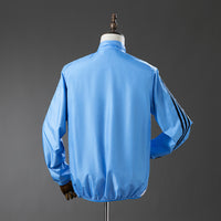 Cortavientos Reversible Real Madrid Beige - Azul Adultos