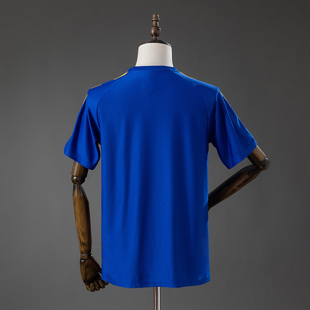 Camiseta Casual Real Madrid Terrace Icons Azul Adultos