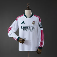 Camiseta Real Madrid Local Manga Larga 26/27 Adultos