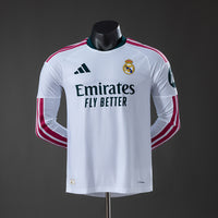 Camiseta Real Madrid Local Manga Larga 26/27 Adultos [PLAYER VERSION]
