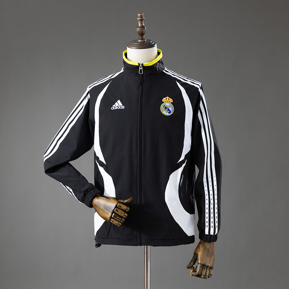 Cortavientos Real Madrid Negro 06/07 Adultos