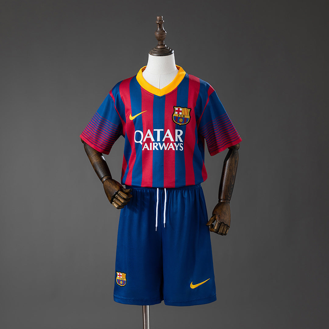 Camiseta + Short FC Barcelona Local 2013/2014 Niños