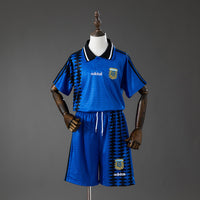 Camiseta + Short Argentina Visitante 1994 Niños