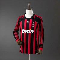 Camiseta AC Milan Local Manga Larga 2006/07 Adultos