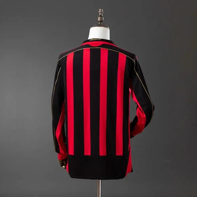 Camiseta AC Milan Local Manga Larga 2006/07 Adultos