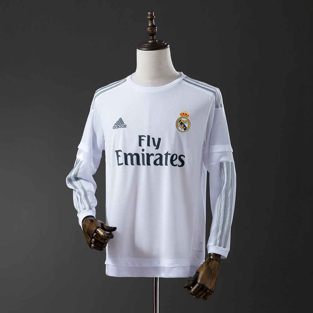 Camiseta Real Madrid Local Manga Larga 15/16 Adultos