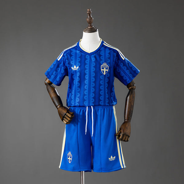 Camiseta + Short Suecia Visitante 26/27 Niños