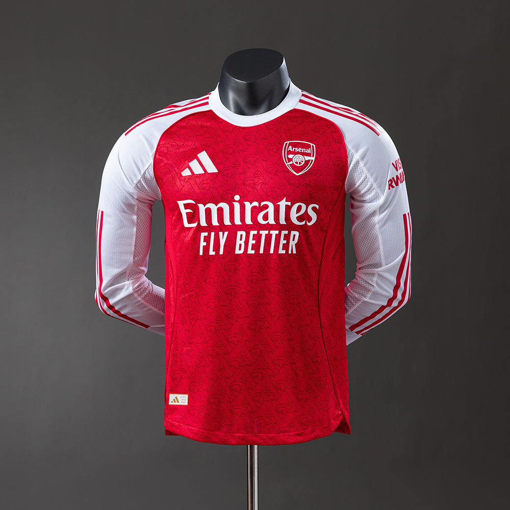 Camiseta Arsenal Edición Local 25/26 Adultos [PLAYER VERSION] Manga Larga