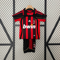 Camiseta + Short Milan 06/07 Retro Niños