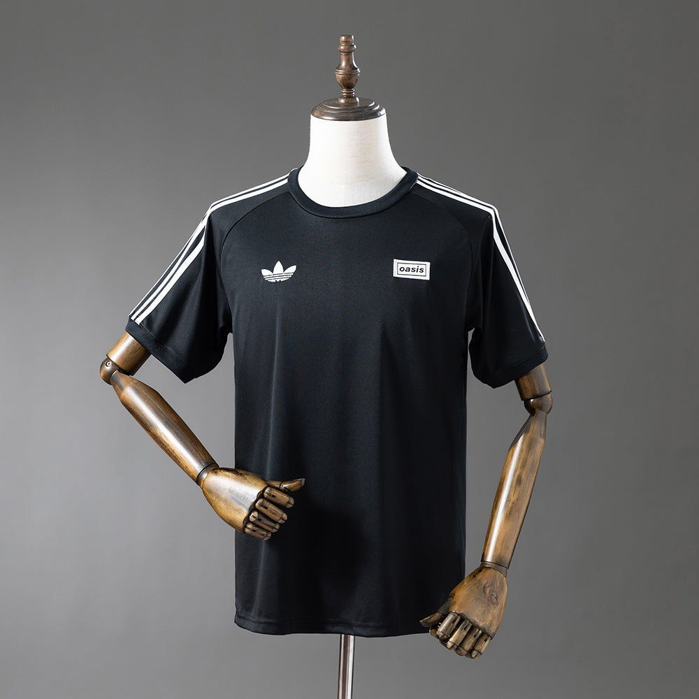 Camiseta Oasis Band Retro Negro Adultos