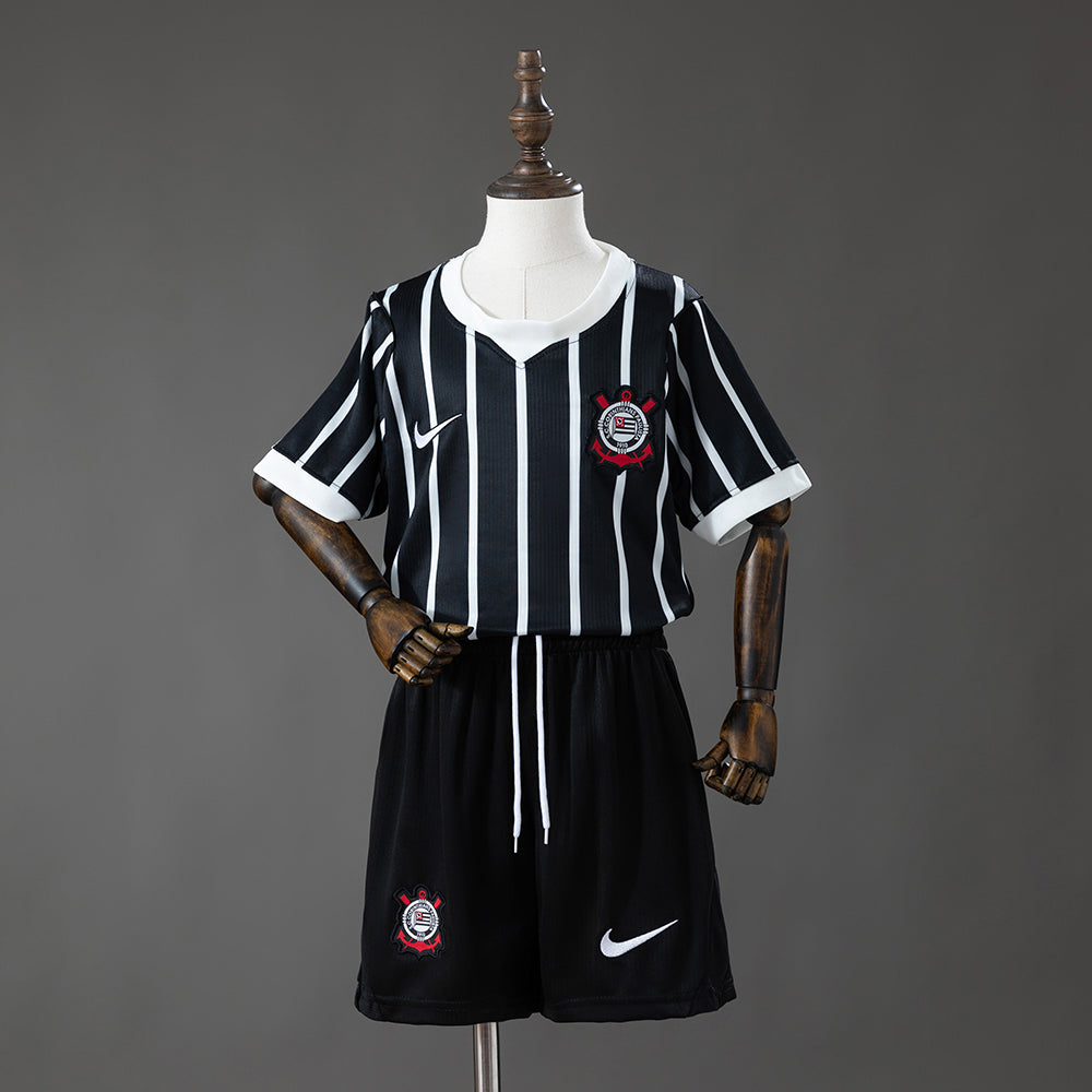 Camiseta + Short Corinthians Visitante 26/27 Niños