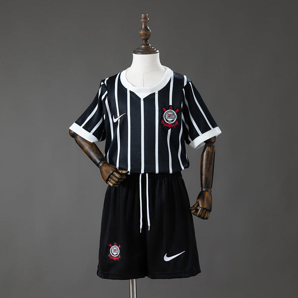 Camiseta + Short Corinthians Visitante 26/27 Niños