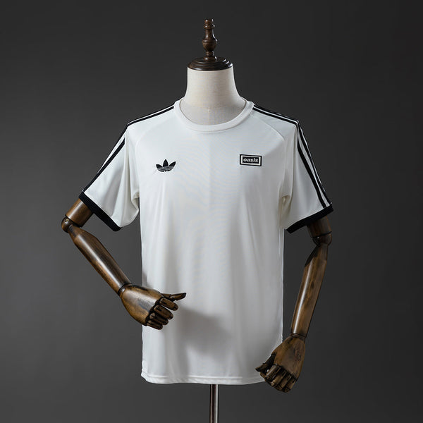 Camiseta Oasis Band Retro Blanco Adultos