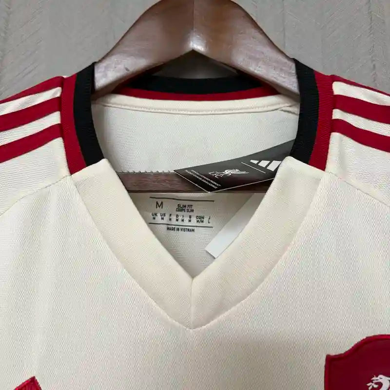 Camiseta Liverpool Visitante 25/26 Adultos Manga Larga