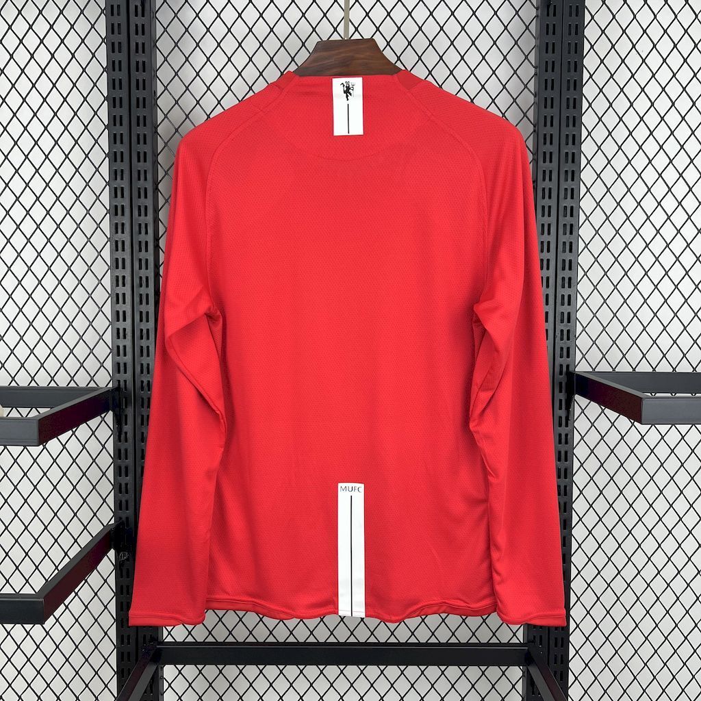 Camiseta Manchester United 07/08 Adultos Manga Larga