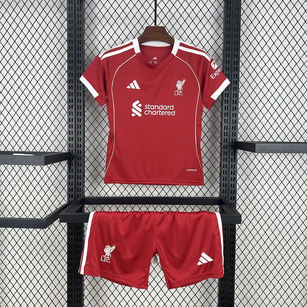 Camiseta + Short Liverpool 25/26 Niños