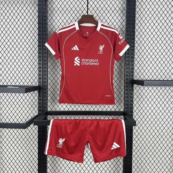 Camiseta + Short Liverpool 25/26 Niños