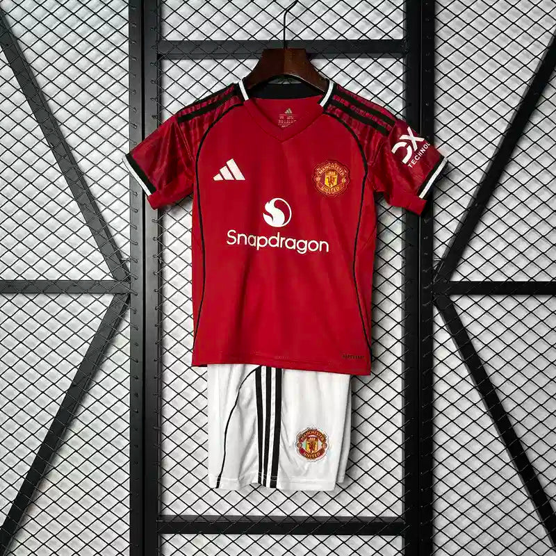 Camiseta + Short Manchester United 25/26 Niños
