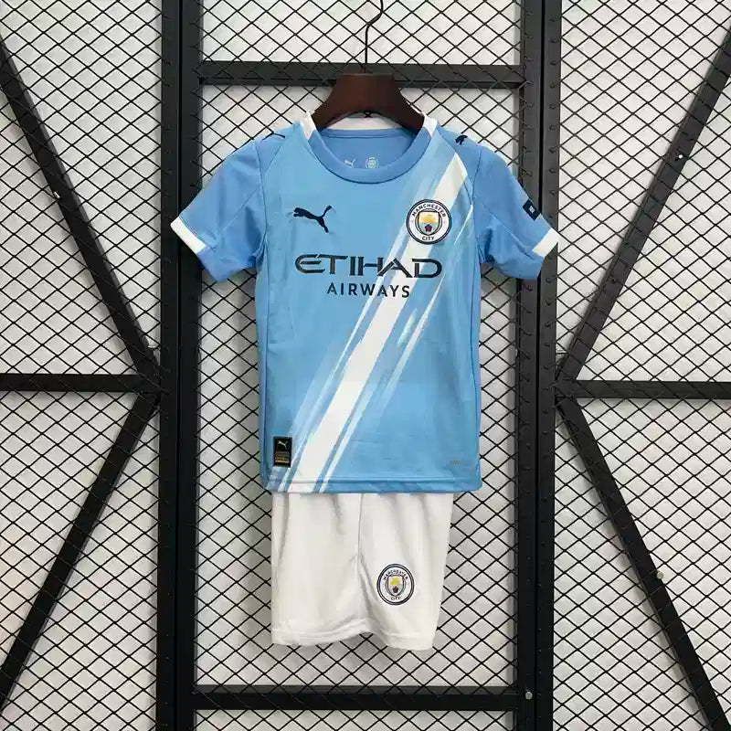 Camiseta + Short Manchester City 25/26 Niños