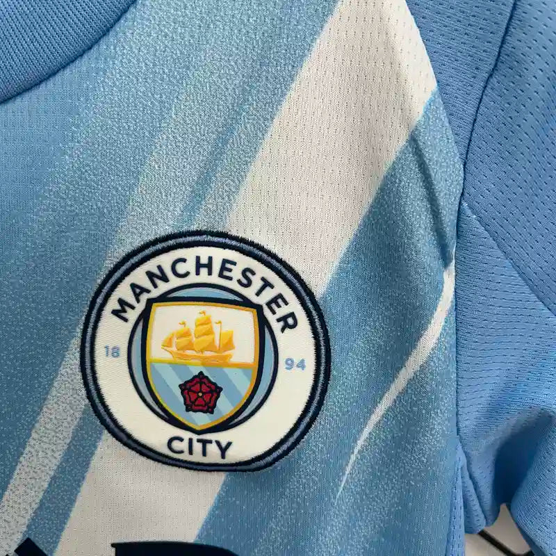 Camiseta + Short Manchester City 25/26 Niños