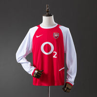 Camiseta Arsenal Manga Larga 2004/05 Adultos