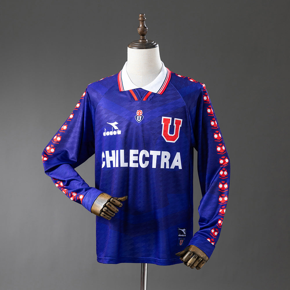 Camiseta Universidad de Chile Local 1996 Adultos Manga Larga