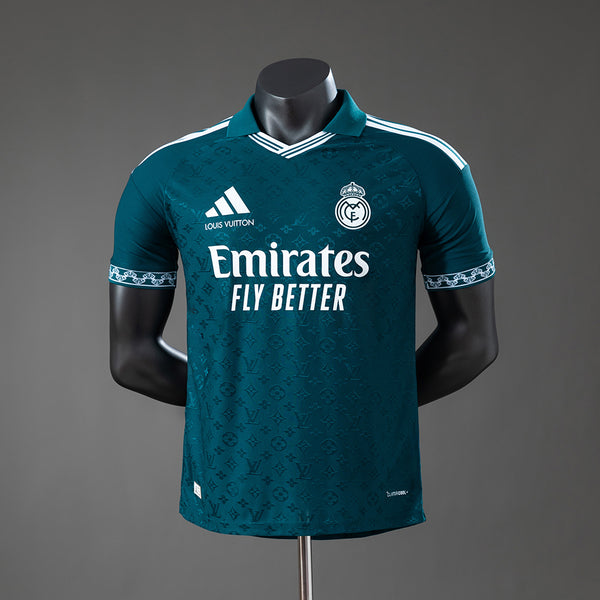 Camiseta Real Madrid Visitante 26/27 Verde Adultos [PLAYER VERSION]