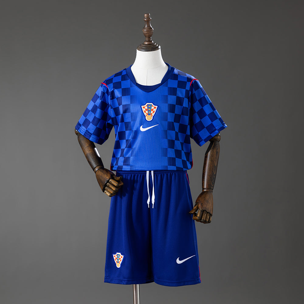 Camiseta + Short Croacia Visitante 26/27 Niños