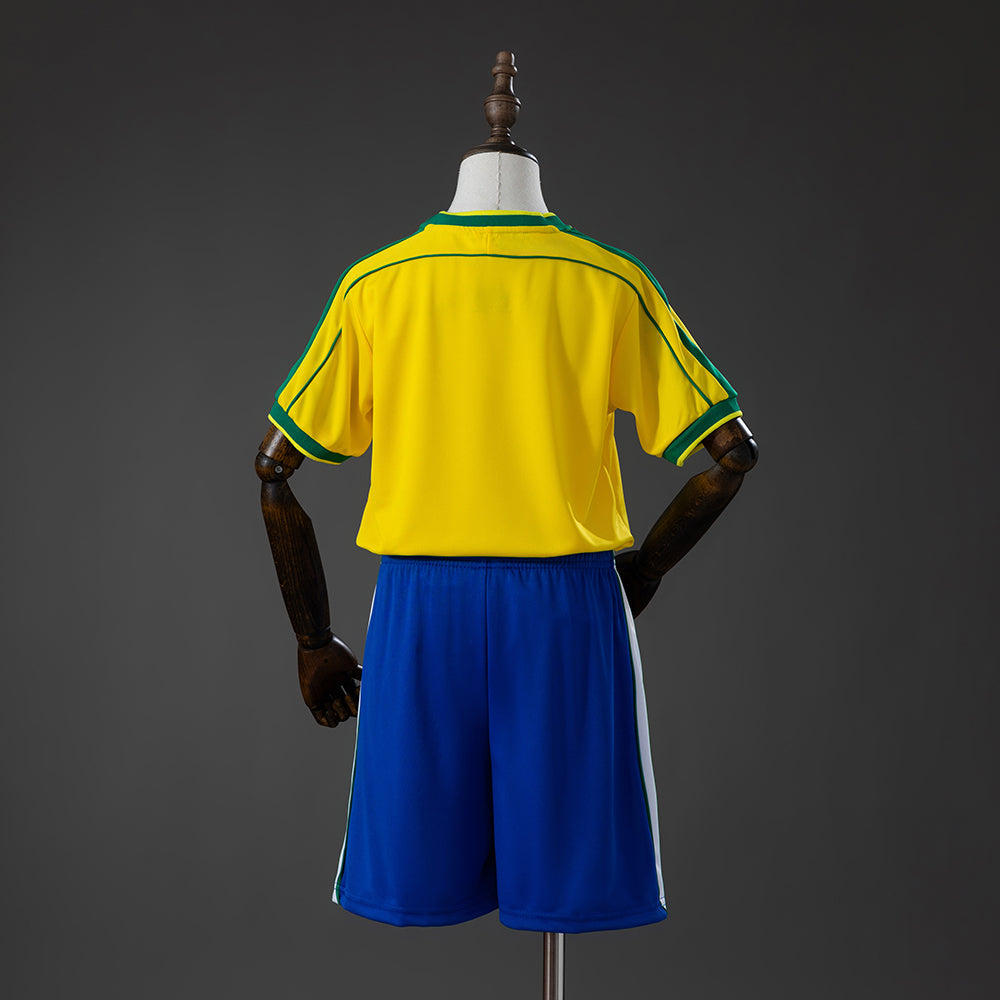 Camiseta + Short Brasil Local 2002 Niños