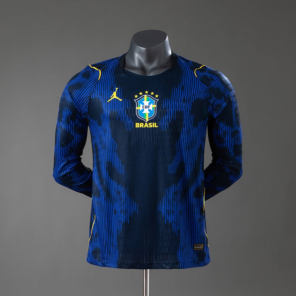 Camiseta Brasil Visitante 26/27 Adultos Manga Larga [PLAYER VERSION]