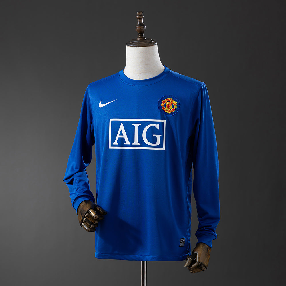 Camiseta Manchester United Manga Larga 08/09 Adultos
