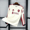 Camiseta Liverpool Visitante 25/26 Adultos Manga Larga