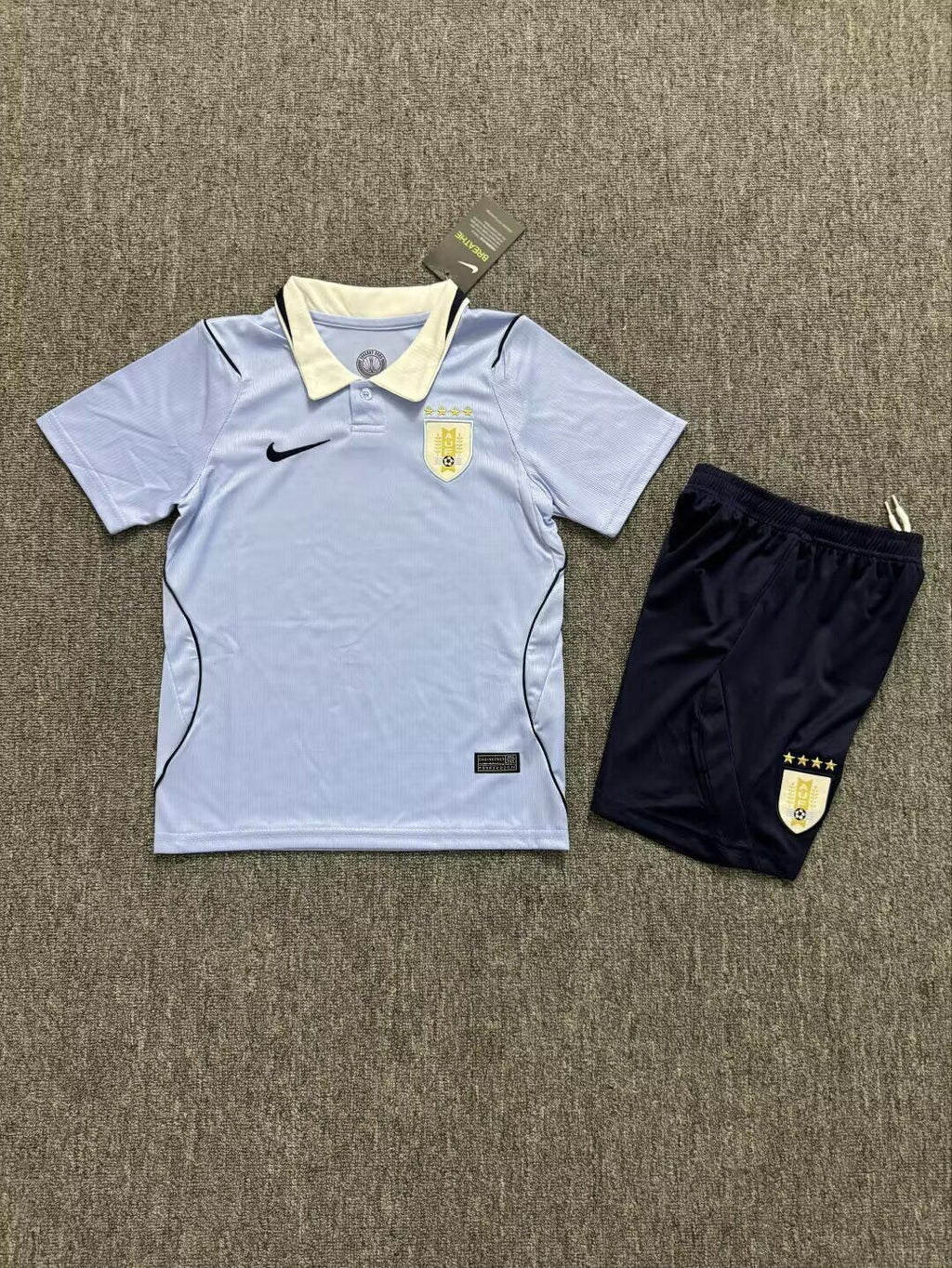 Camiseta + Short Uruguay Local 26/27 Niños