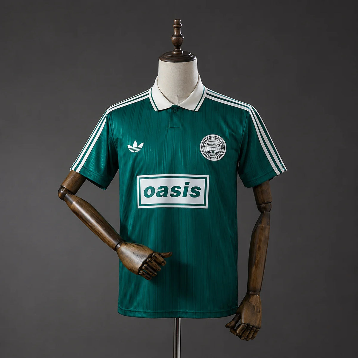 Camiseta Oasis Band Retro Green Adultos