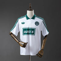 Camiseta Oasis Band Retro White-Green Adultos