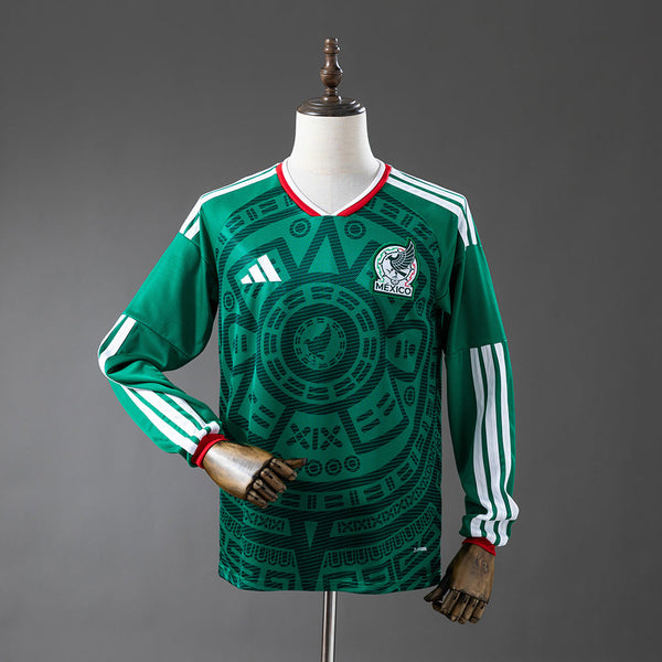 Camiseta México Local Manga Larga 26/27 Adultos