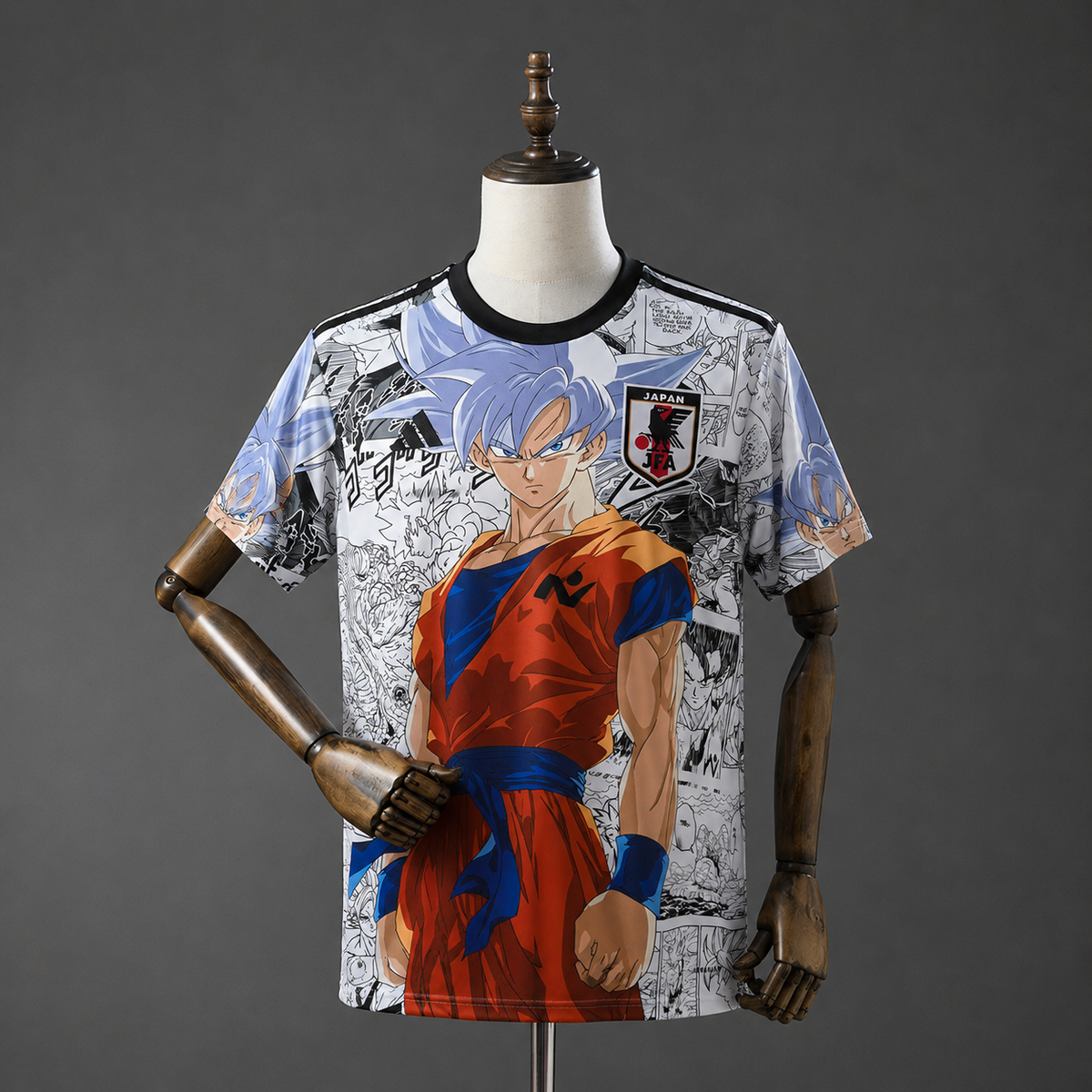 Camiseta Japón Edición Especial Dragon Ball Gokú Ultra Instinto Manga Adultos