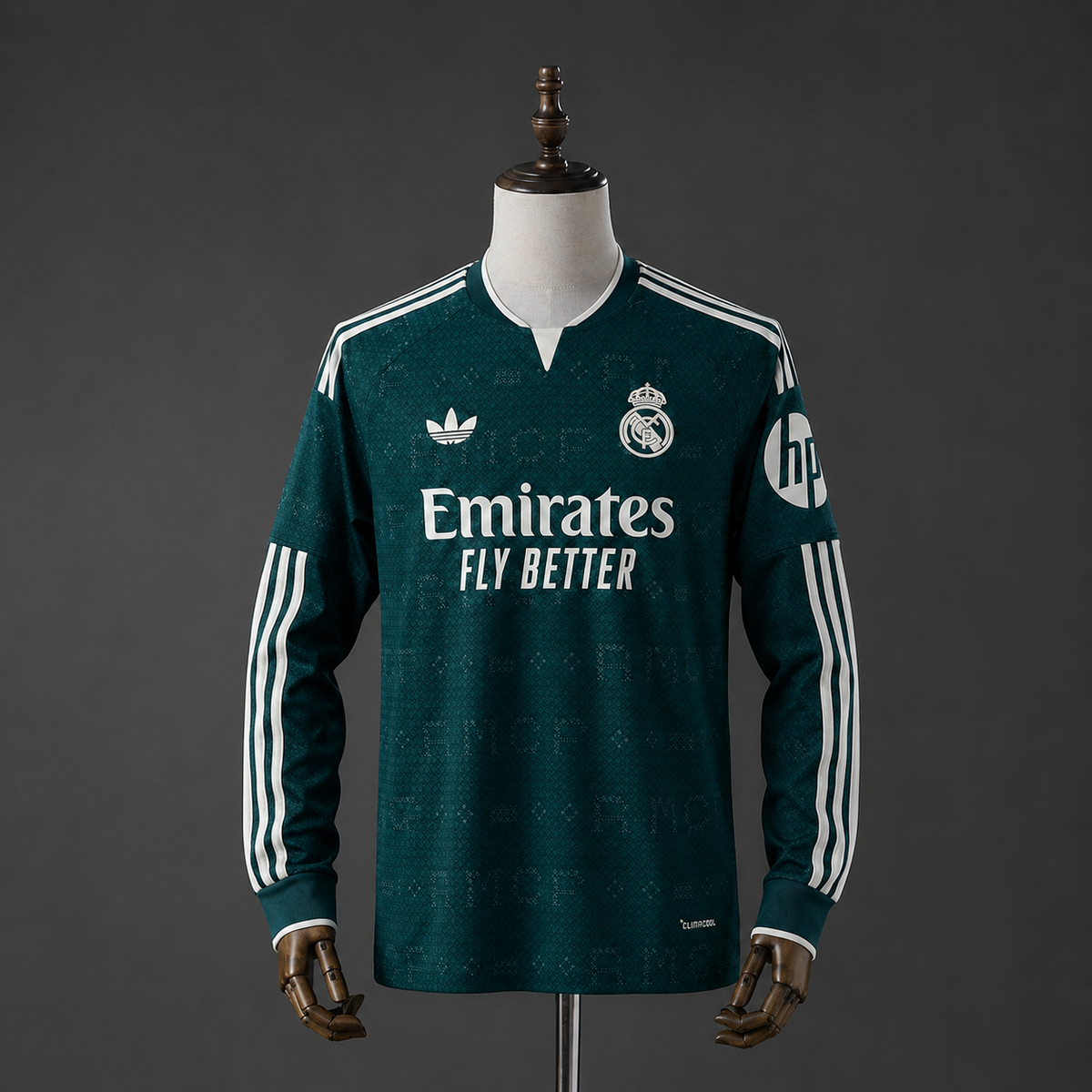 Camiseta Real Madrid Visitante Manga Larga 26/27 Adultos