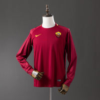 Camiseta Roma Local Manga Larga 2017/18 Adultos