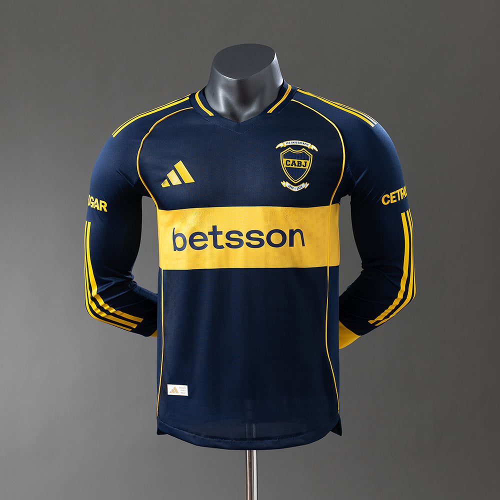 Camiseta Boca Juniors Local Manga Larga 25/26 Adultos [PLAYER VERSION]