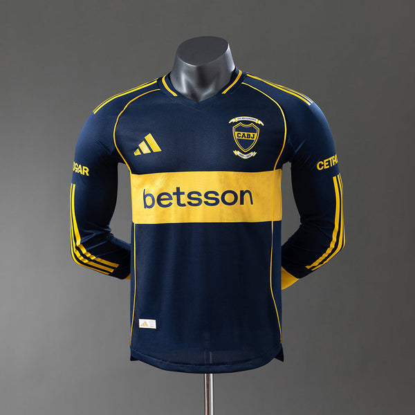 Camiseta Boca Juniors Local Manga Larga 25/26 Adultos [PLAYER VERSION]
